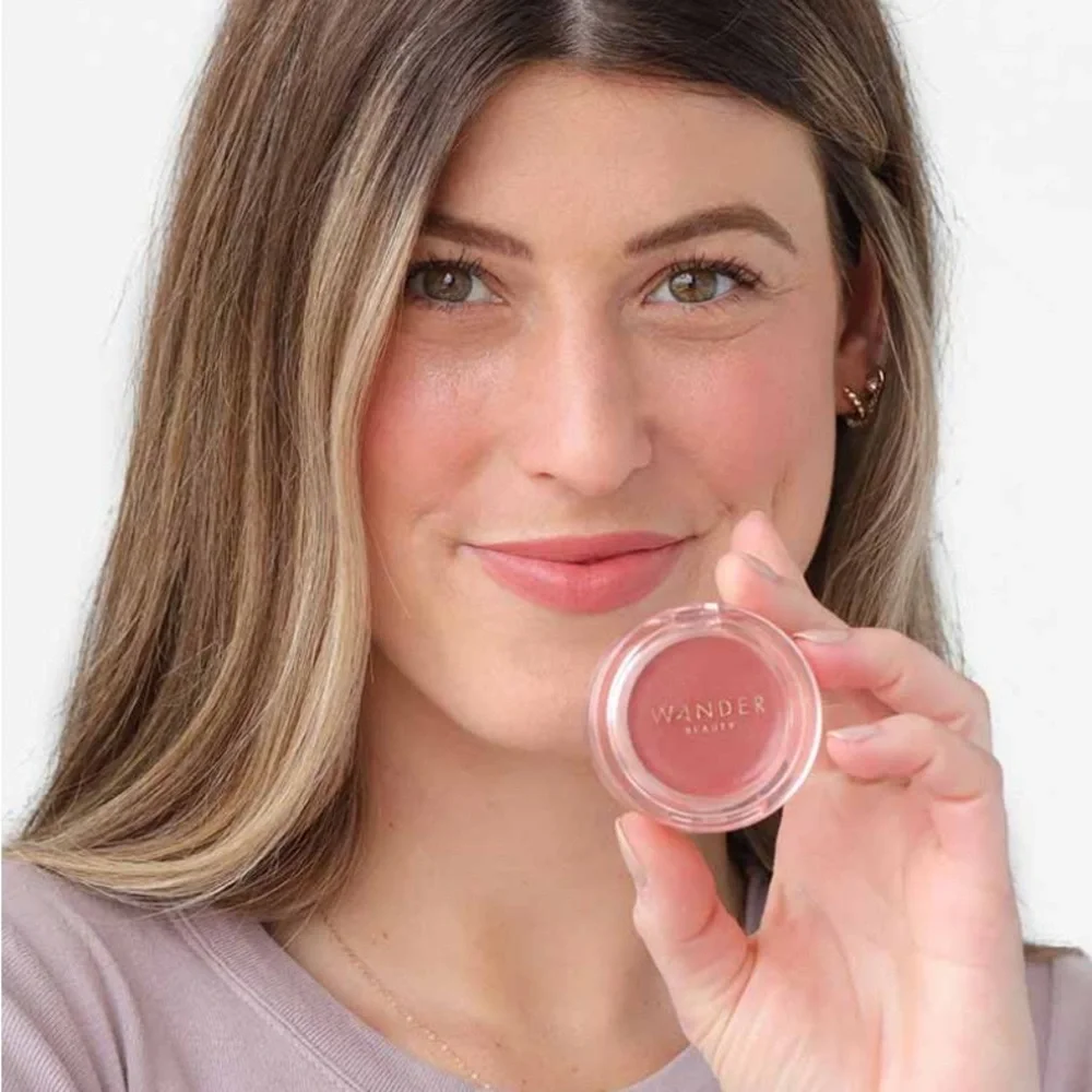 Wander Beauty Honeymoon/Swipe Lip & Cheek Balm Duo Double Date NEW Glass Skin